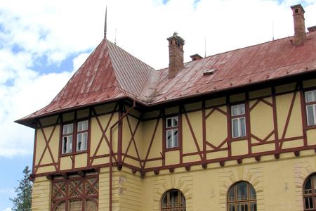 Tatra Hotel Lomnica before reconstruction