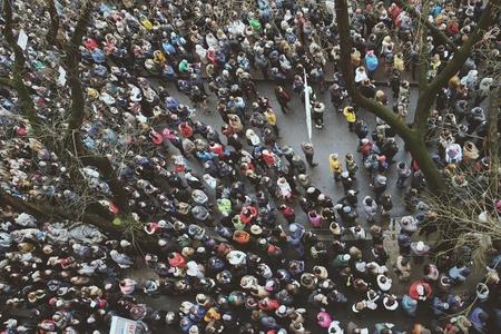 Bratislava "For Decent Slovakia" gathering on March 16, 2018. 
