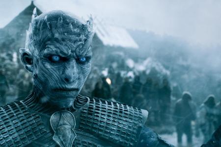 Vladimír Furdík masked as the Night King in the Game of Thrones