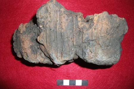 Piece of daub with wooden imprint