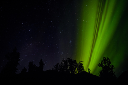 The Northern Lights in Alaska.