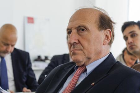 CIDIC President Ernest de Laminne de Bex during the Bratislava visit, October 12.