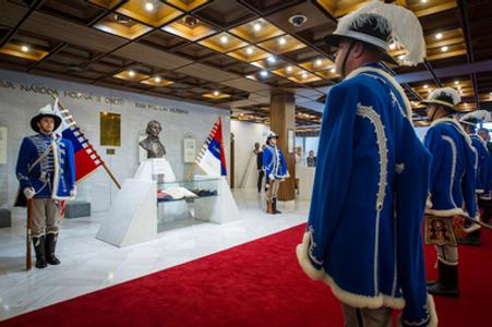 Guards of honour in parliament