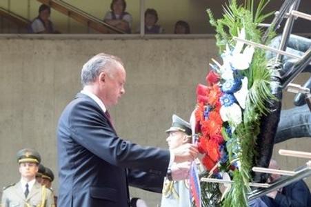 President Kiska at the 73rd anniversary of SNP. 