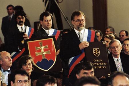 Slovak Constitution was ceremonially signed September 3, 1992, in the Knights Hall of the Bratislava Castle.