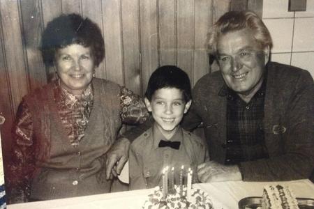 Mother of Pavol Krasny with her husband and grandson. 