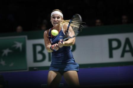 Cibulková fought well but lost to player ranked first in the world