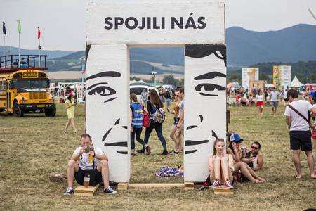 "They united us." - tribute to Ján Kuciak and Martina Kušnírová at Pohoda 2018.
