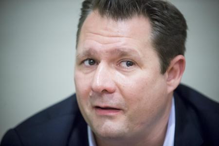 Dirk Ahlborn, CEO of the company Hyperloop Transportation Technologies which develops hyperloop technology.