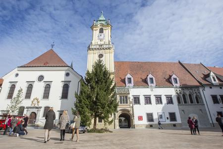 Christmas tree already installed at Main Square