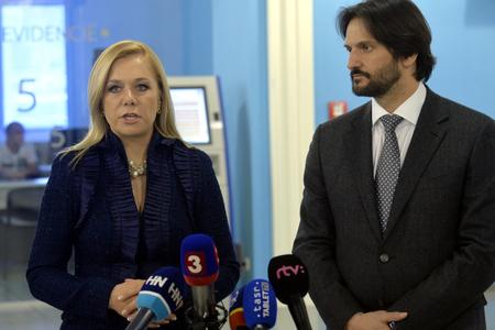 Denisa Saková and Robert Kaliňák