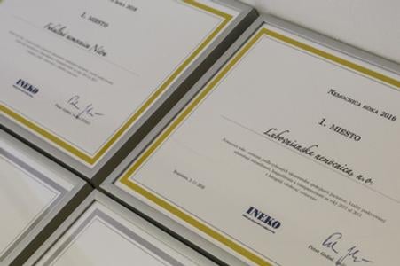 INEKO evauated and awarded Slovak hospitals.