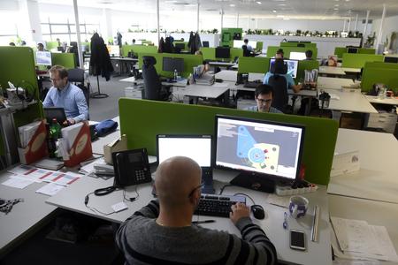Which are the largest business service centres in Slovakia?