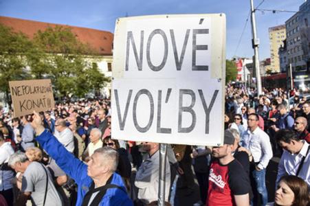 April 27 protest in Bratislava
