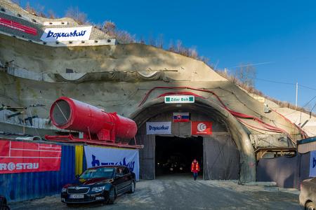 The first tube of the Žilina tunnel.