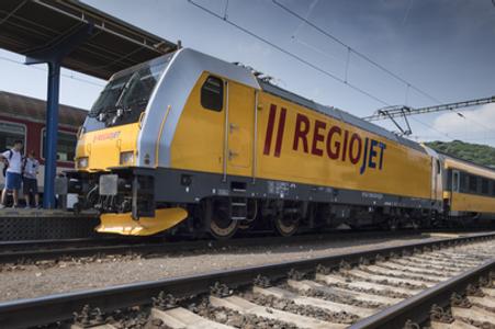 The Bombardier TRAXX MS2 engine purhcased by RegioJet.