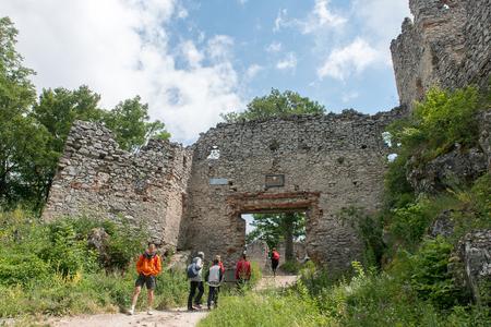 The ruins of the Tematín Castle near Piešťany are a good destination for a hike with kids. 