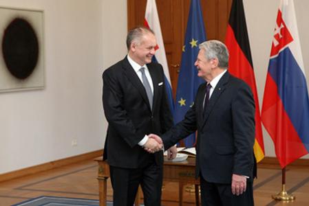 Presidents Kiska and Gauck met, and alter attedned the Slovak concert in Berlin Cathedral.