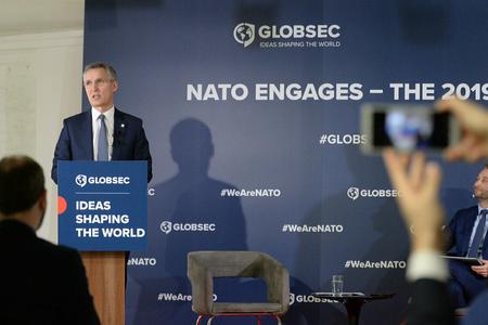 Jens Stoltenberg in Košice. 