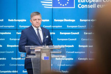 Slovak OM Robert Fico in Brussels, December 16 