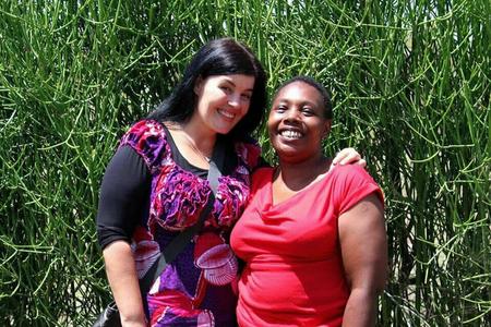 Danica Olexová (left) helped people in Africa all her life.