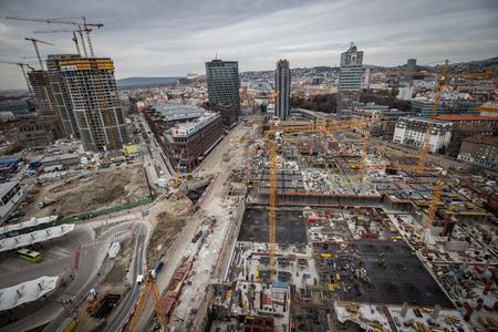 The biggest construction site in central Europe at 4.4 hectares large.
