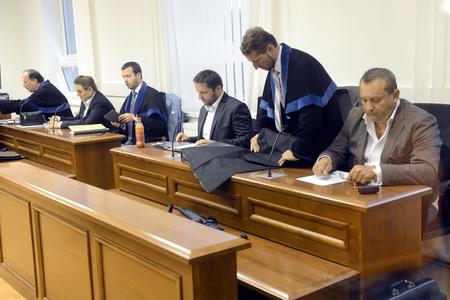 The court proceeding in BMG, Horizont case; Dávid Brtva 3R.