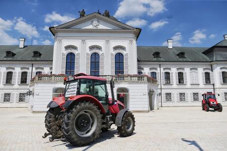 Farmers also met President Andrej Kiska in Bratislava