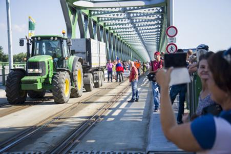 Protesting farmers in Bratislava, June 20.