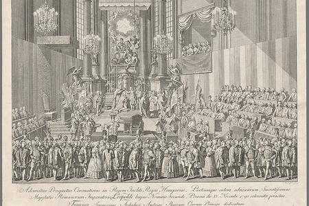 The interior of St Martin’s Dome looked different during coronations