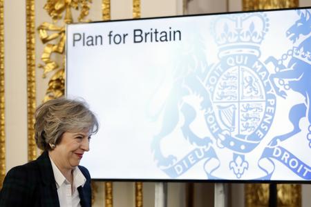 Britain's Prime Minister Theresa May 