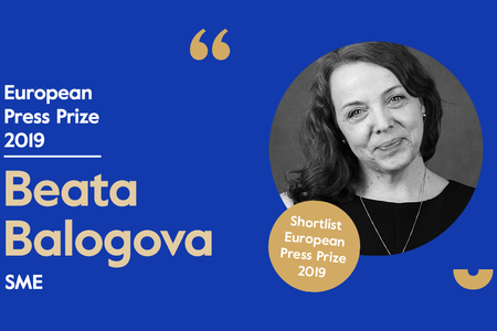 Beata Balogová, editor-in-chief of the Sme daily