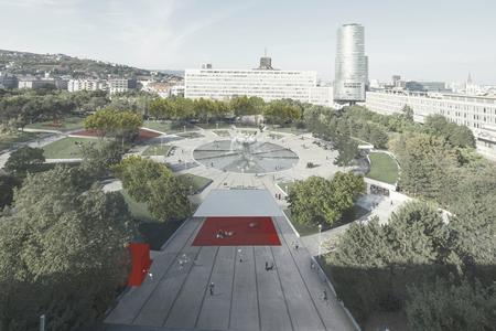 The winning project for revitalisation of Námestie Slobody square