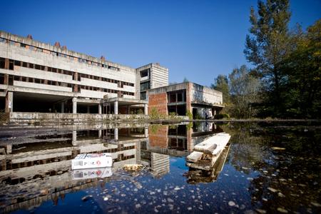 The unfinished hospital in Bratislava's Rázsochy