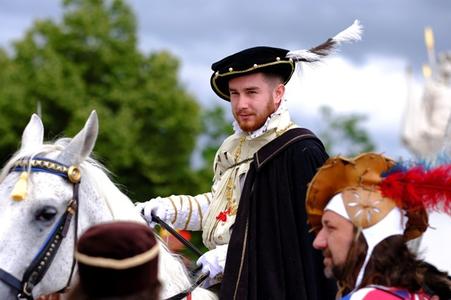 The coronation re-enactment of Maximilian II, June 24, 2018, Bratislava.
