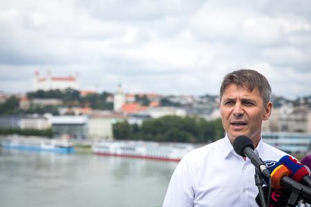 Ivo Nesrovnal announced his candidacy for Bratislava Mayor. 