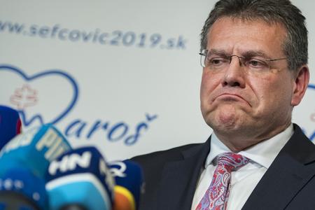 Maroš Šefčovič lost the presidential race.