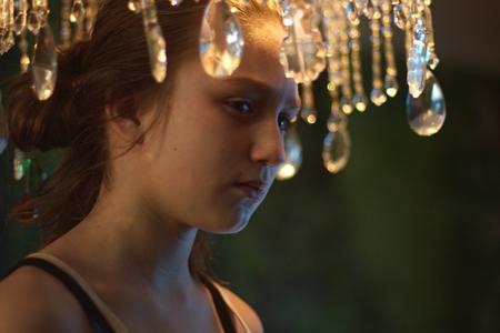 Vanesska as Jarka in the Little Harbour movie. 