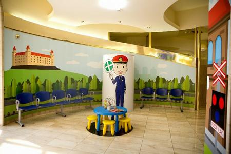 Main railway station in Bratislava has new lounge for families with children