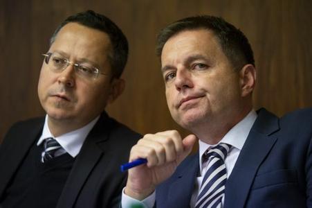 Ladislav Kamenický (left) and Peter Kažimír (right).