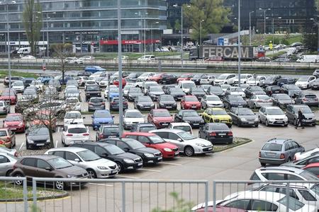 Parking is a huge problem in Petržalka.