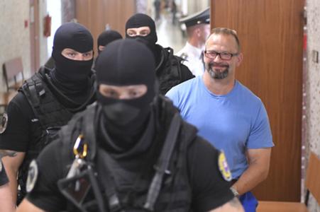 Dušan "Borža" Borženský in court, July 9