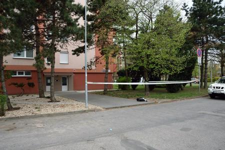 The crime scene in Nové Zámky