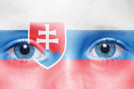 Offical Slovak national emblem and colours