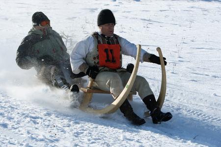 Rce in krňačky sleighing, Turecká 2017