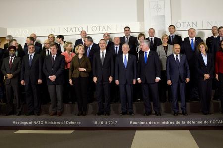 NATO ministers in Brussels