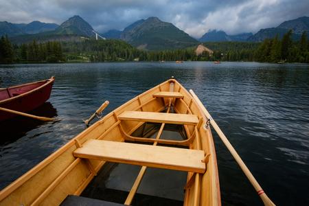 Boat with transparent bottom enriches sailing in Štrbské Pleso