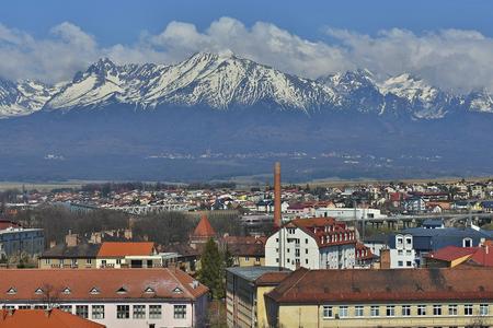 This tower in Poprad offers a view of High Tatras