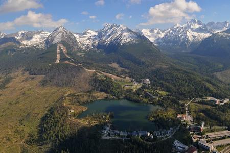 Štrbské Pleso, Mlynická Dolina; on the left is Solisko, with already existing ski slopes.
