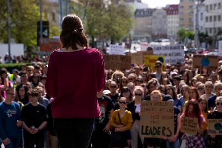 April 26 strike for climate in Bratislava.